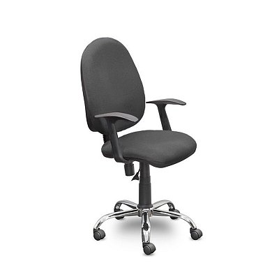 Кресло офисное Easy Chair 223 PC серое (ткань/хром)