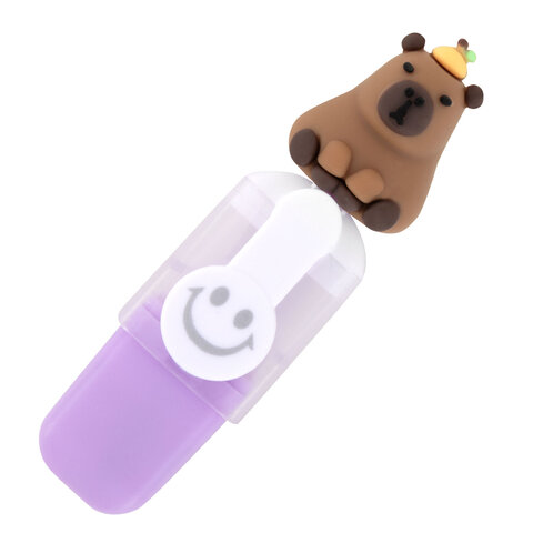 Набор текстовыделителей с топперами 6 ЦВЕТОВ ПАСТЕЛЬ, «КАПИБАРЫ», линия 1-4 мм, FUNSTER (ФАНСТЕР)