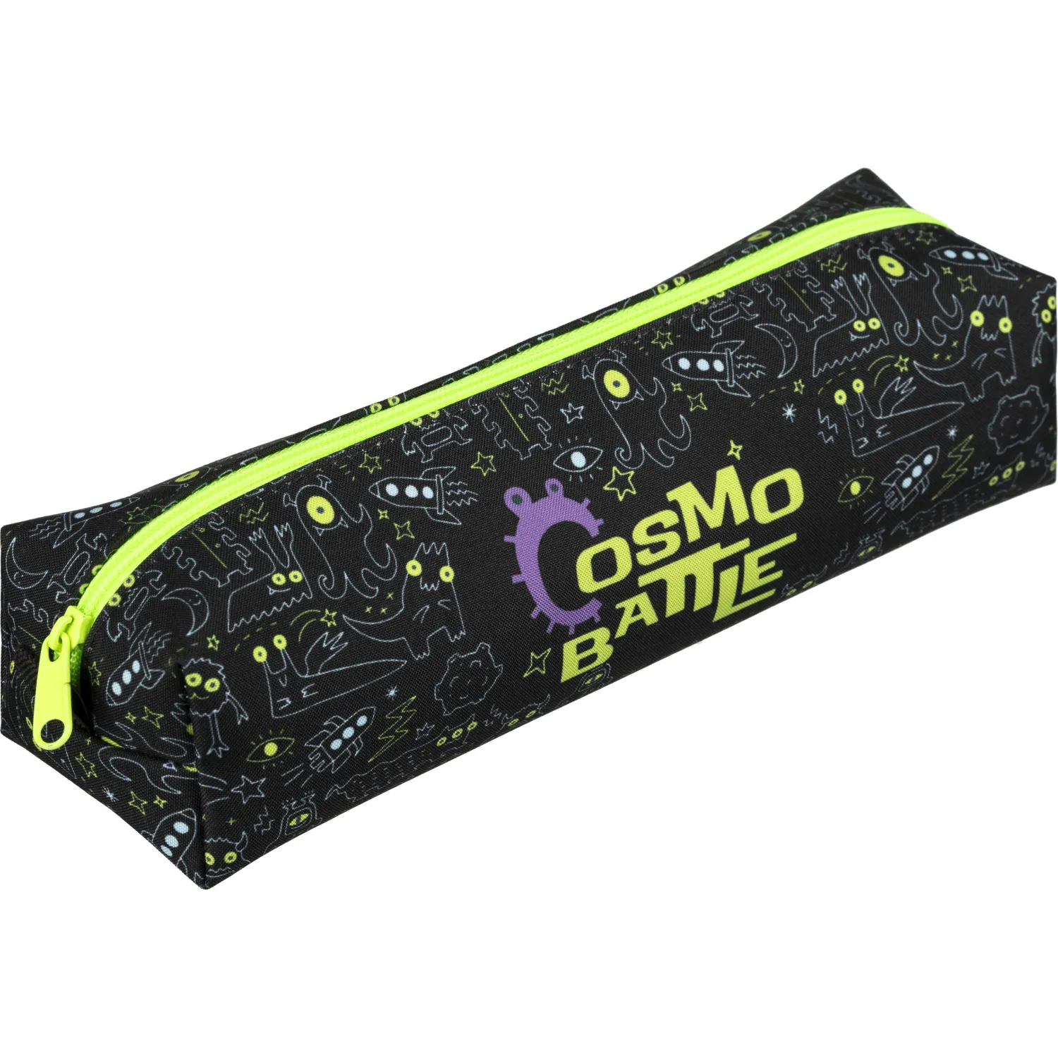 превью Пенал -косметичка Комус класс Cosmo Battle ПМО 31-20, ткань мягкий,210×50х60