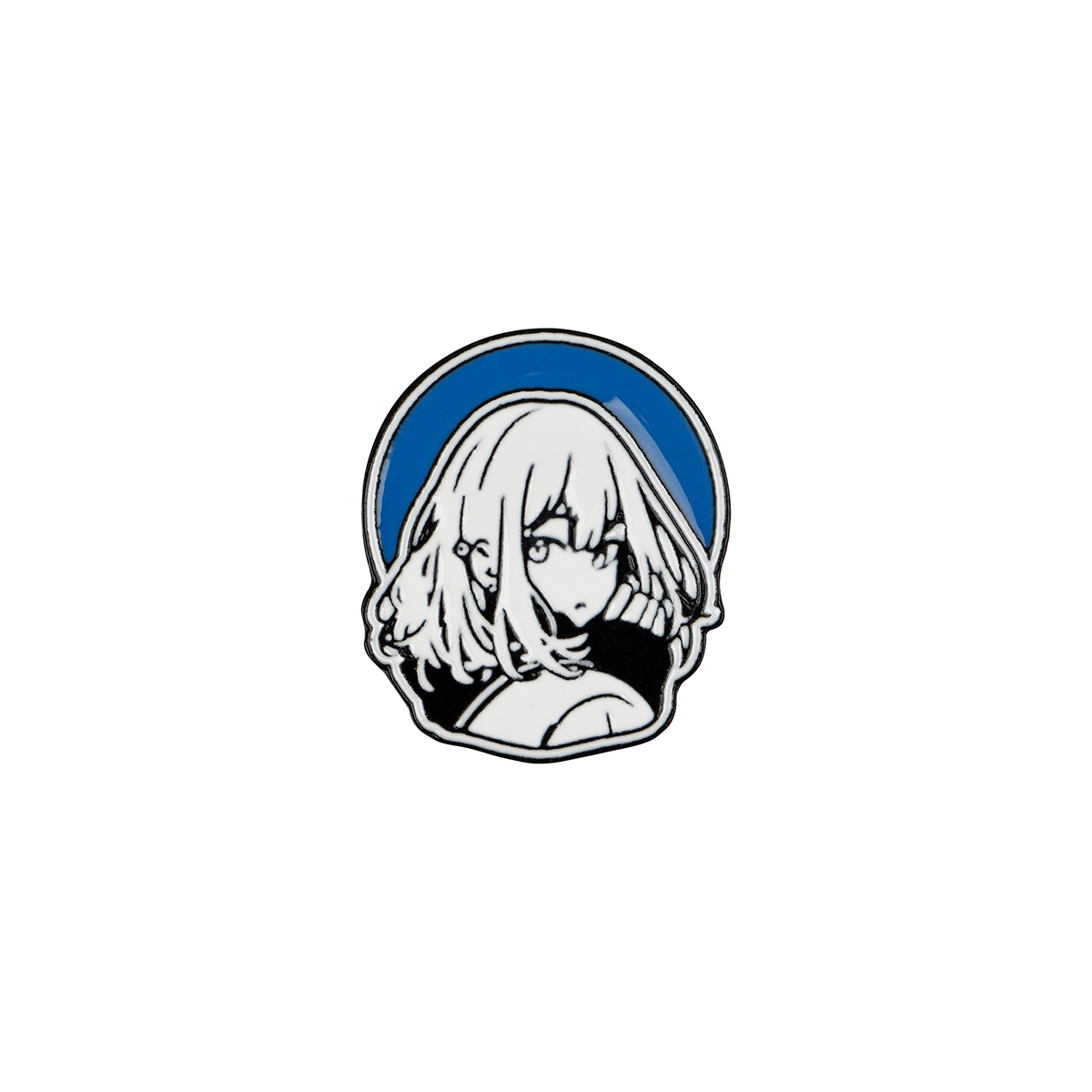 Набор металлических значков MESHU «Anime girls», эмаль, 4шт, картонная подложка, европодвес