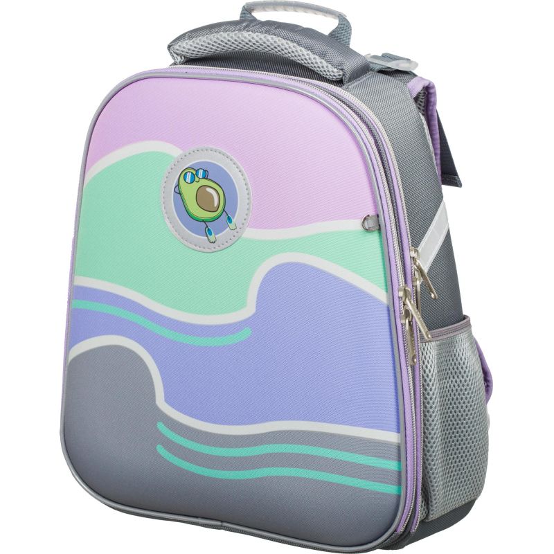 Ранец №1School Basic Avocado cruise, 2 отд., эргоном. спинка