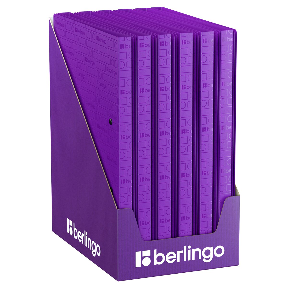 Папка с зажимом Berlingo «Your Way» А4, 17мм, 600мкм, фиолетовая, с внутр. карманом