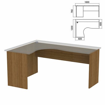 Стол компактный ЧАСТЬ 2 «Арго»1600×1200х760 ммлевыйорех