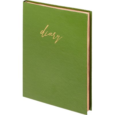 Ежедневник недатированный зеленый, А5, 140×200, 136 л, ATTACHE