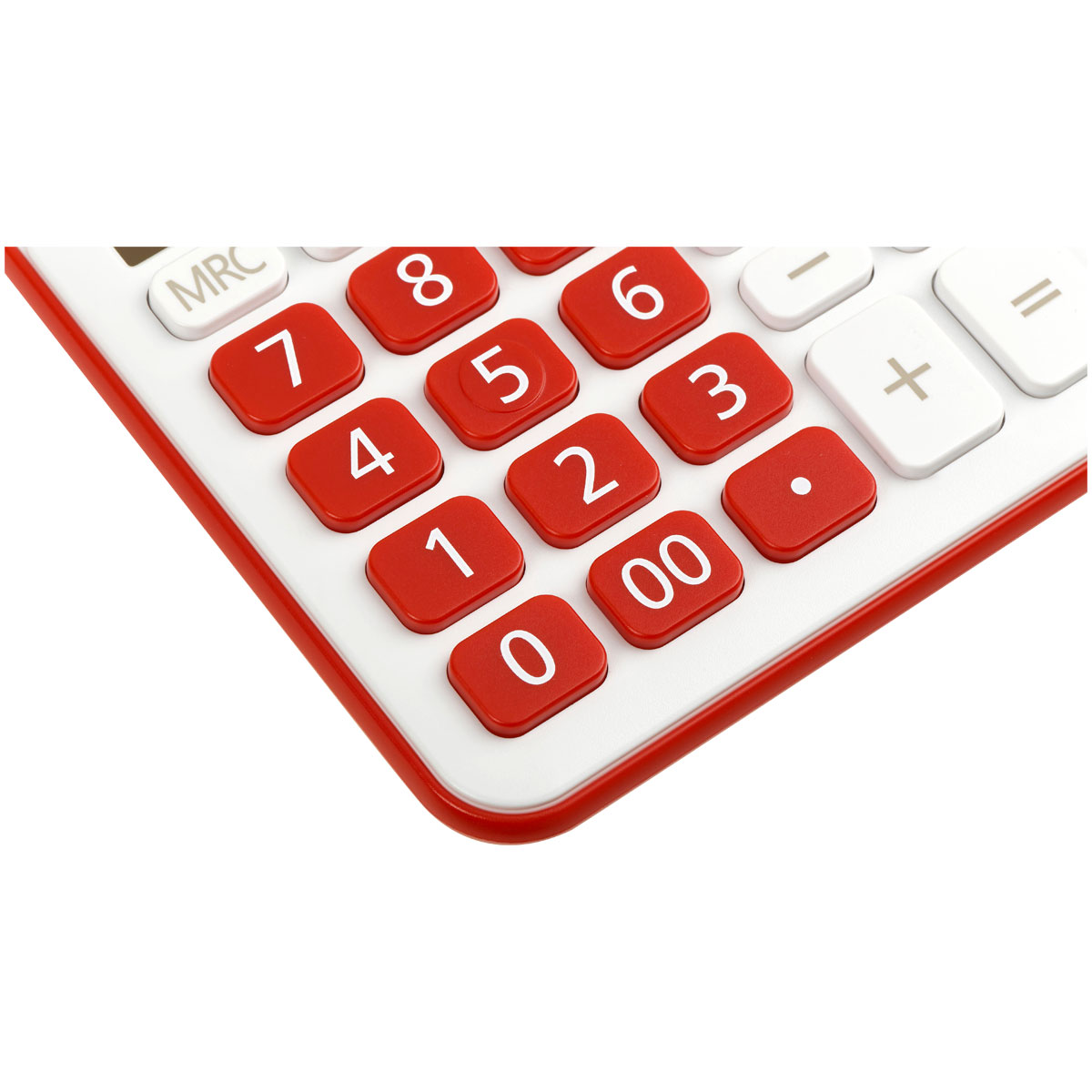 Калькулятор настольный Eleven CDC-110-WH/RD, 12 разрядов, двойное питание, 125×160×28мм, красно-белый