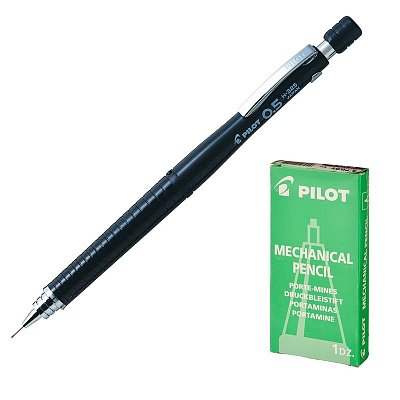 Карандаш механический PILOT H-325 0,5мм черный