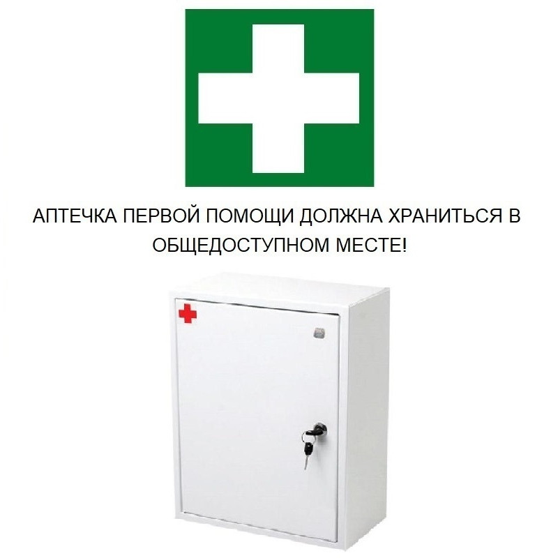 Аптечка первой помощи офисная ФЭСТ № 3.3 (металлический шкаф)
