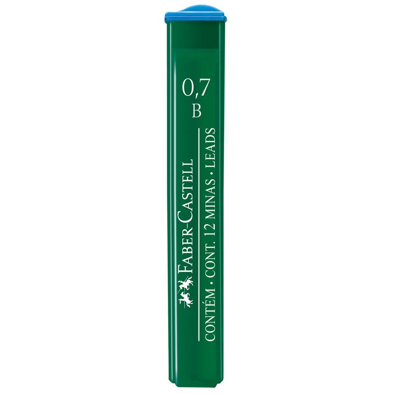 превью Грифели для механических карандашей Faber-Castell «Polymer», 12шт., 0.7мм, B