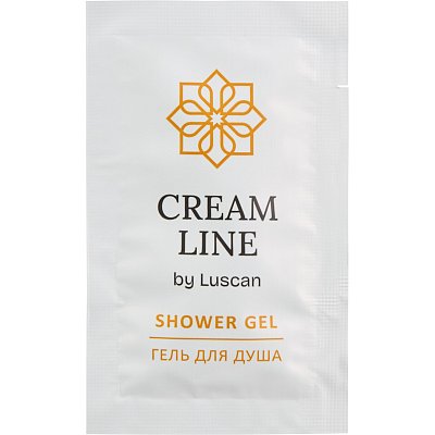 Гель для душа Luscan Cream Line, саше 10мл,500шт/уп