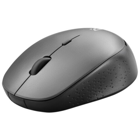 Мышь беспроводная DEFENDER Auris MB-027, USB, 3 кнопки + 1 колесо-кнопка, оптическая, серая