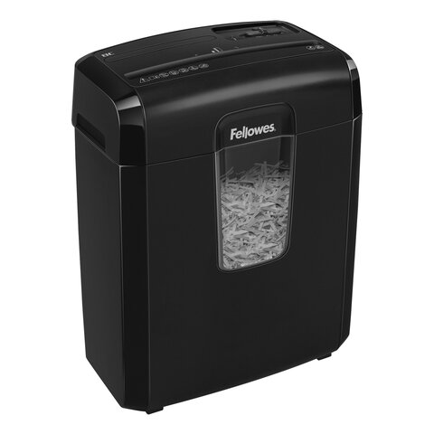 Уничтожитель документов Fellowes Powershred 8C, 4-й уровень секретности объем корзины 14 л