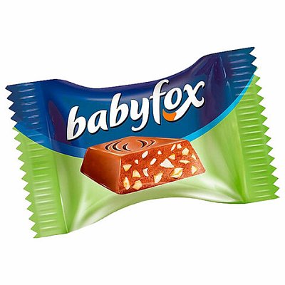 Конфеты шоколадные BABYFOX «Mini» с фундуком в молочном шоколаде, 500 г