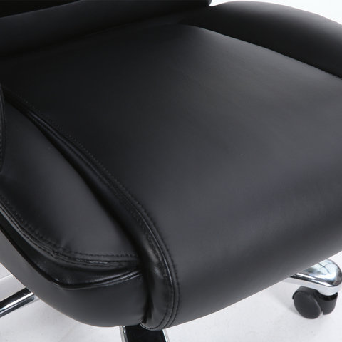Кресло офисное BRABIX PREMIUM «Advance EX-575», хром, экокожа, черное