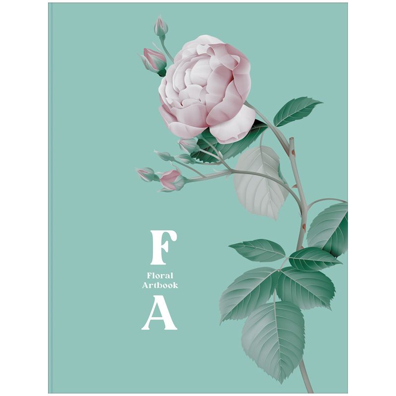 превью Тетрадь на кольцах А5, 120л., BG «Flower art», матовая ламинация