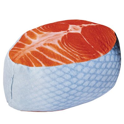 Игрушка мягкая «СТЕЙК ЛОСОСЯ», ткань вельбоа, 32×22 см, WOOZOO (ВУЗУ)