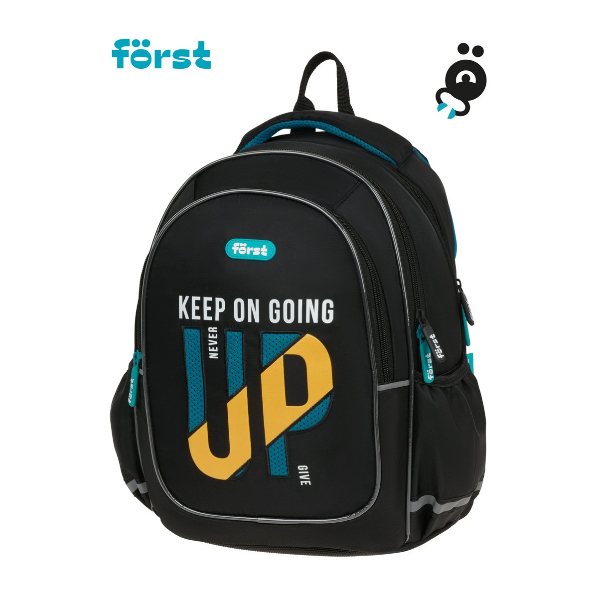 Рюкзак Först F-Cute «Up» 37×29×17 см, 3 отделения, 2 кармана, эргономичная спинка