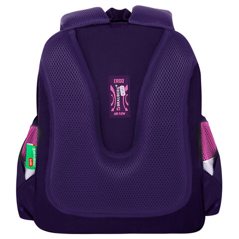 Ранец BRAUBERG KIDS STANDARD, 2 отделения, Curious cat, 36×28х14 см