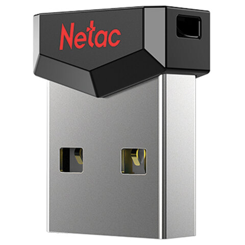 Флеш-диск 64GB NETAC UM81, USB 2.0, черный-20BK