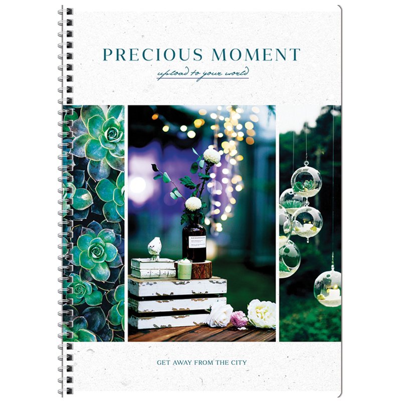 Тетрадь 80л., А4, клетка на гребне ArtSpace «Стиль. Precious moments», ВД-лак