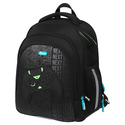 Ранец Först F-Base «Play the game» 36×29×17см, 3 отделения, 2 кармана, анатомическая спинка