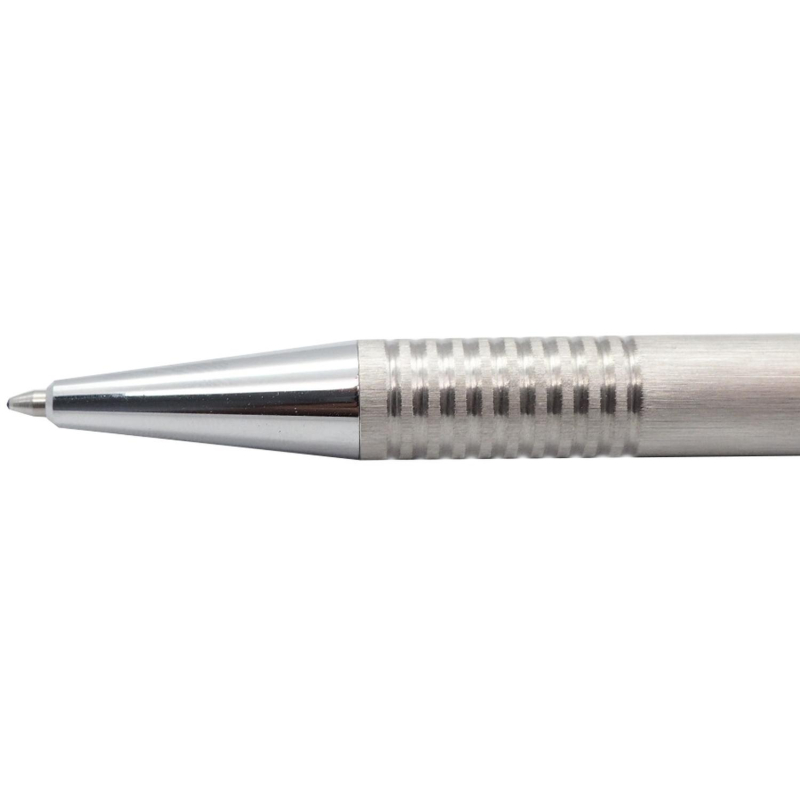 Ручка шариковая автоматическая LAMY 206 logo, Матовая сталь, M16, 4026752