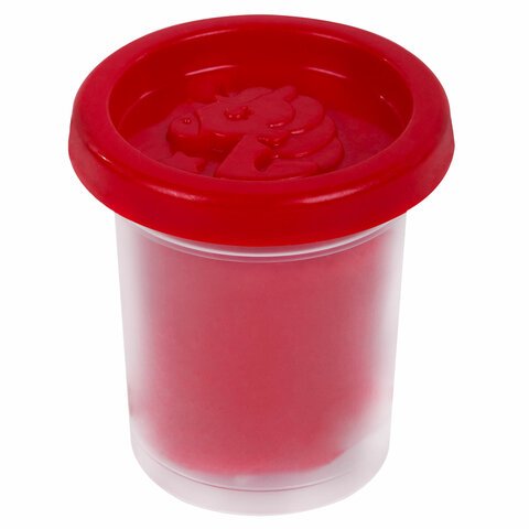 Пластилин-тесто для лепки BRAUBERG KIDS, 8 цветов, 400 г, яркие классические цвета, крышки-штампики