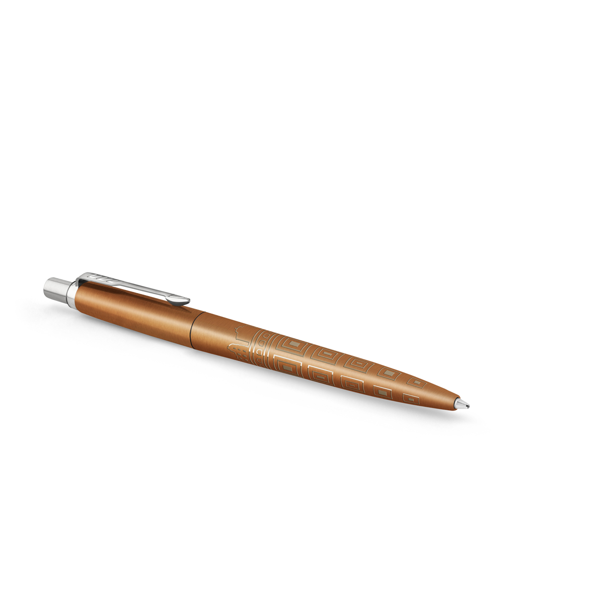 Ручка шариковая Parker «Jotter Rome Bronze CT» синяя, 1.0мм, кнопочн., подарочная упаковка