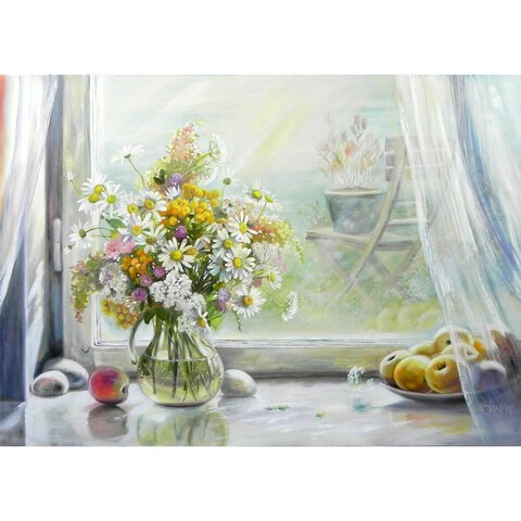 Картина стразами (алмазная мозаика) 40×50 см, ОСТРОВ СОКРОВИЩ «Отличный денёк», без подрамника