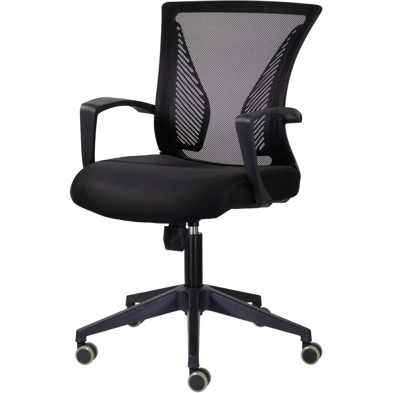 превью Кресло офисное Easy Chair СН-800 Энжел чёрное (сетка, пластик)