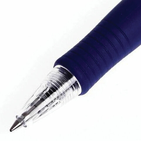 Ручка шариковая PILOT BPGP-10R-F авт.резин.манжет.синяя 0,32мм