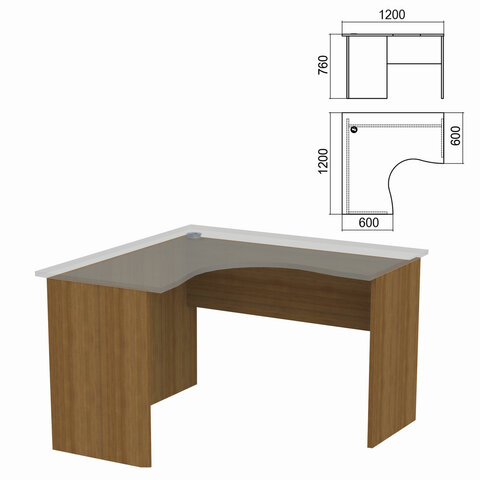 превью Стол компактный ЧАСТЬ 2 «Арго»1200×1200х760 ммлевыйорехА-203.60
