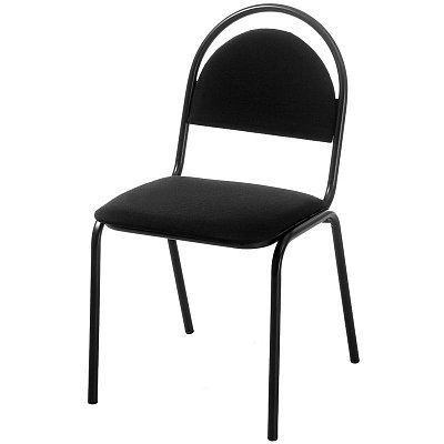 Стул Фабрикант «Стандарт», каркас металл черный, обивка ткань черная