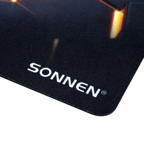 Коврик для мыши SONNEN «HOT CELLS» резина + ткань250×200х2 мм513955