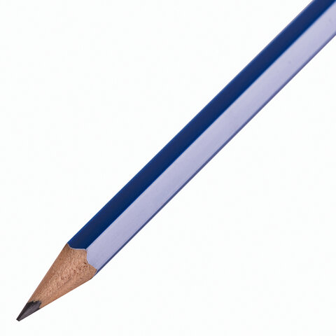 Карандаш чернографитный BRAUBERG «GX-100»1 шт. HBс ластикомкорпус синий181720