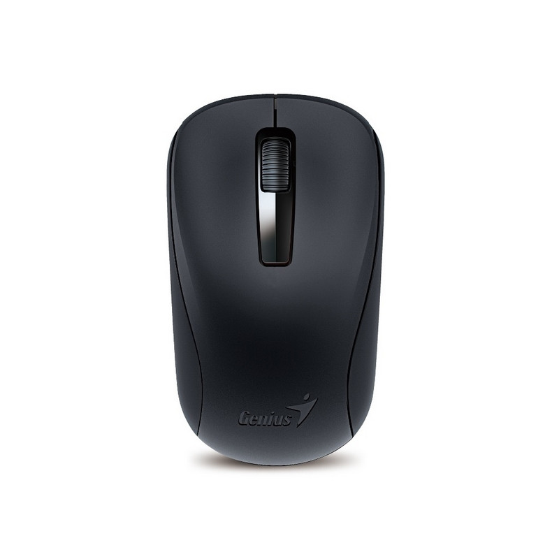 Мышь беспроводная оптическая GENIUS NX-7000, USB, 2 кнопки + 1 колесо-кнопка, чёрный