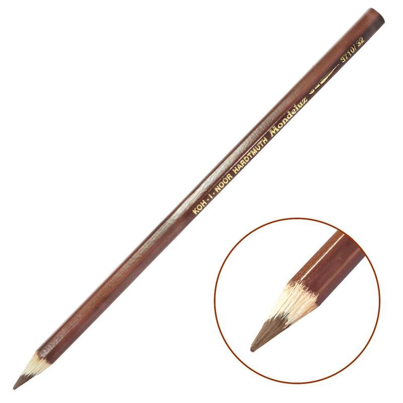 Карандаши акварельные Koh-I-Noor Mondeluz Nature шестигранные 72 цвета