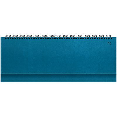 Планинг недатированный, 56л., 330×130мм, BG, кожзам «Winner. Dark teal», бирюзовый