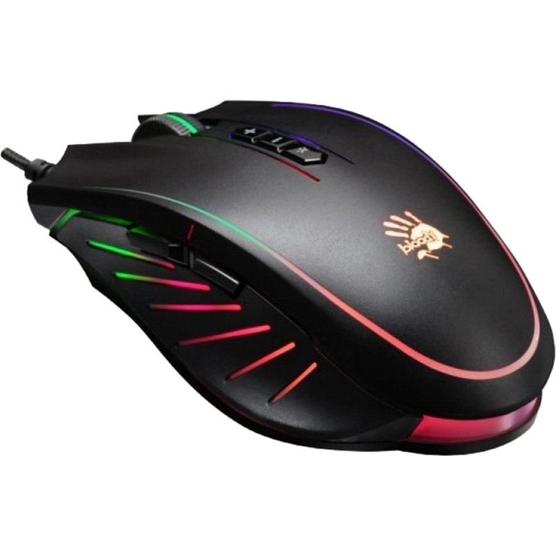 Мышь компьютерная A4Tech Bloody Q81 Curve черн. оптическая 3200dpi USB 7but