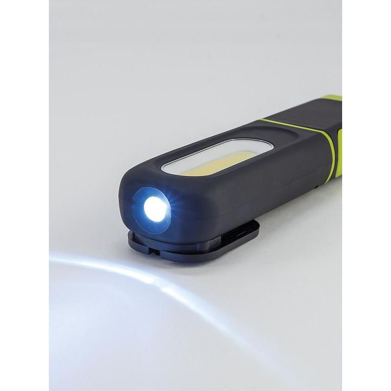 Фонарь ручной ЯРКИЙ ЛУЧ OPTIMUS ACCU Pocket Twist 5W 100/350лм+SMD70лм акк