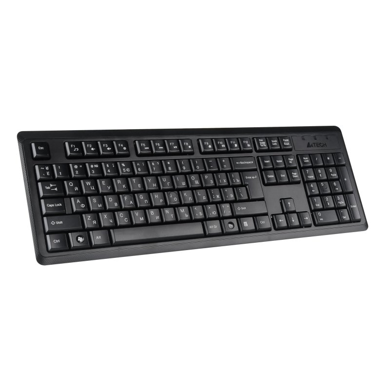 Набор клавиатура+мышь A4Tech V-Track 4200N клав:черный мышь:черный USB WLS