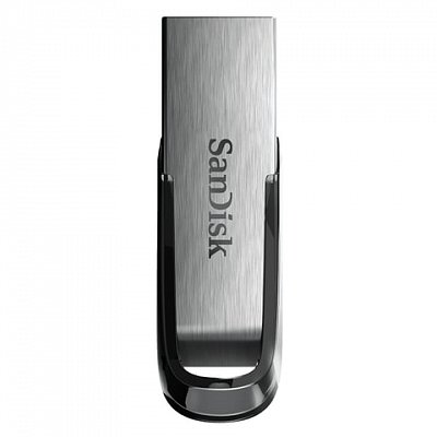 Флэш-диск 16 GB, SANDISK Ultra Flair, USB 3.0, металлический корпус, серебристый