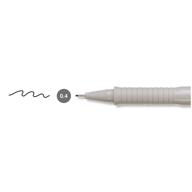 Ручка капиллярная Faber-Castell «Ecco Pigment» черная, 0.4мм