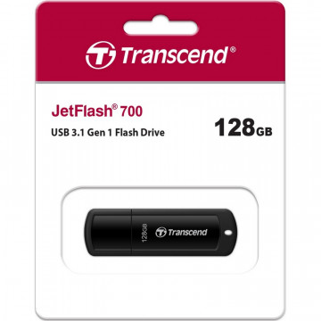 Флеш-память Transcend JetFlash 700 128GB USB 3.0 черная