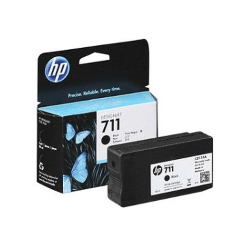 Картридж струйный HP 711 CZ133A чер. пов. емк. для DgnJ T120/520