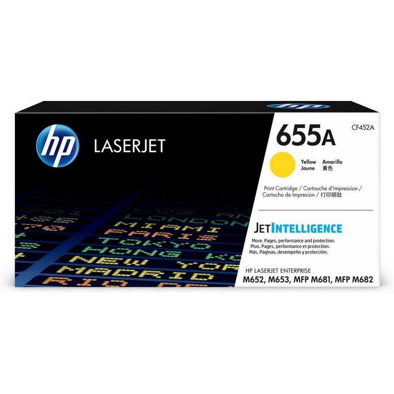 Картридж лазерный HP 655A CF452A для HP желтый оригинальный арт. 149331 ...
