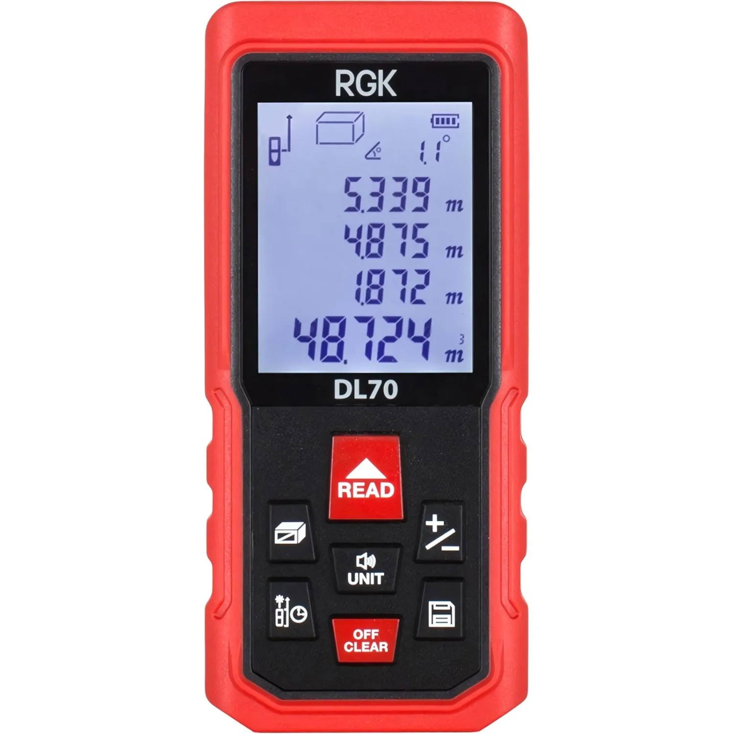 Лазерный дальномер RGK DL70 (4610011873911)