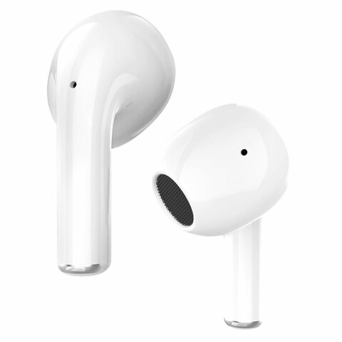 Наушники с микрофоном (гарнитура) DEFENDER TWINS 925, Bluetooth, беспроводные, белые, 
