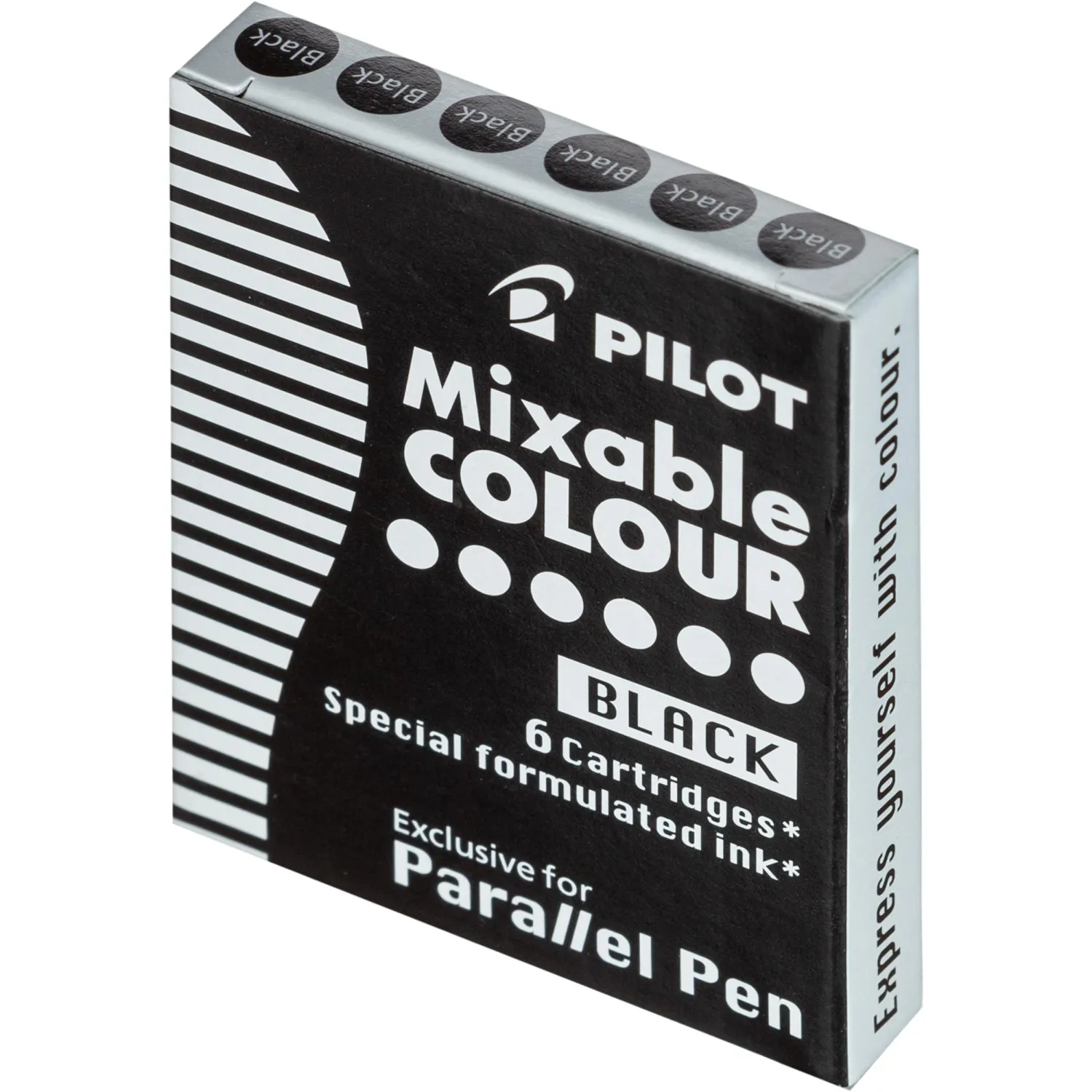 превью Чернила Pilot Parallel Pen черный (6 штук в упаковке)