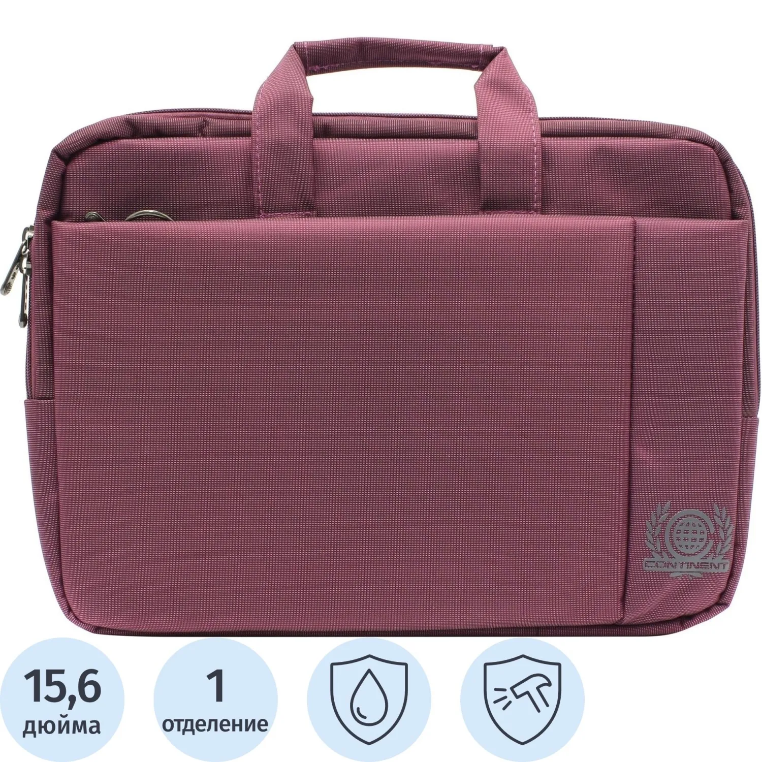 Сумка для ноутбука 15.6" Continent CC-215 фиолетовая (CC-215 PP)