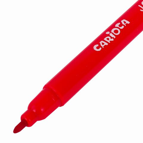 Фломастеры Carioca «Joy», 60шт., 30цв., смываемые, картон, пластиковая ручка